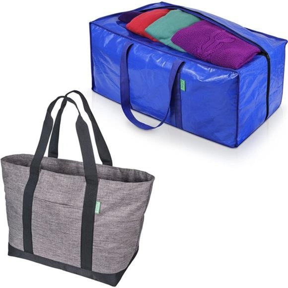 Green Life Heavy-Duty Moving Storage Bags(4-Pack)Bundled with X